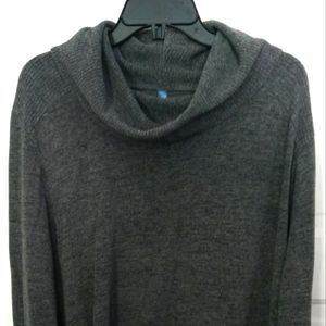Charcoal Grey Cowl Neck Sweater